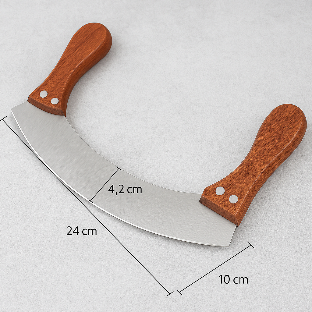 2X1 Cuchillo Italiano Mezzaluna Original (COMPRA 1 Y LLEVA 1 GRATIS)