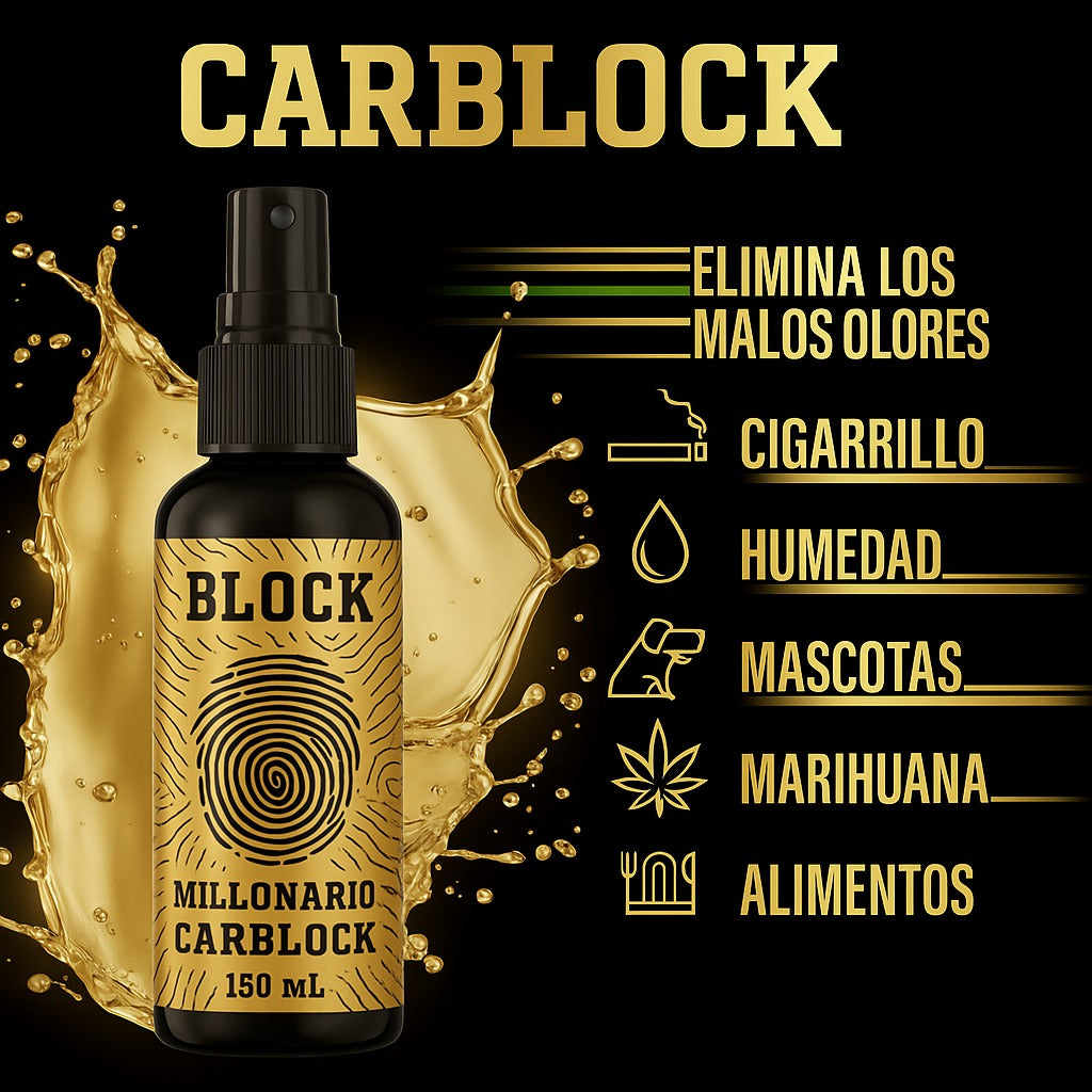 Carblock Millonario | Perfume Para Autos