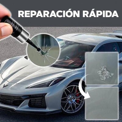 Liquido reparación de vidrios rotos para autos